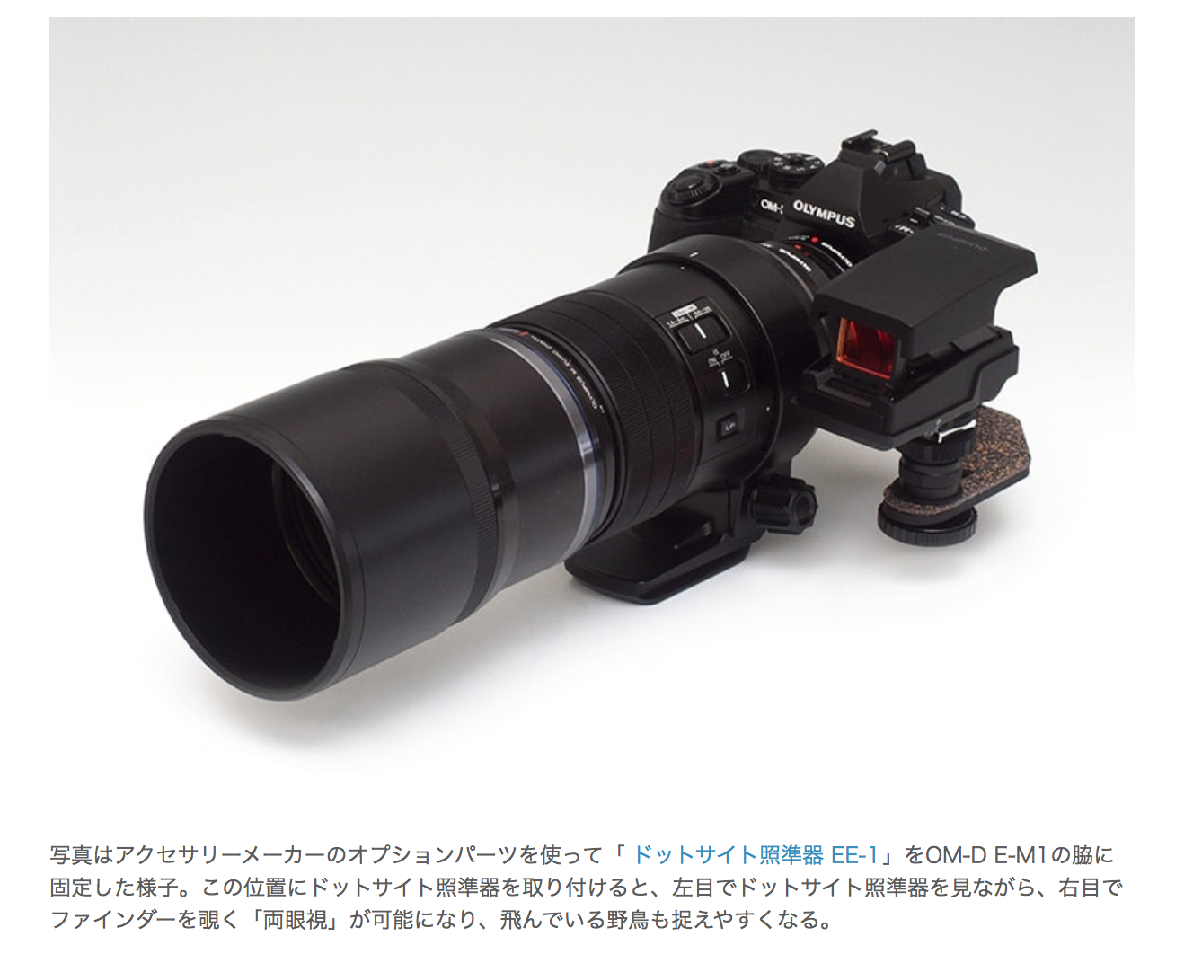 オリンパス ドットサイト照準器 EE-1 - カメラ
