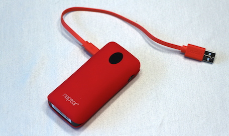 Neptor Portable Battery Pack in red