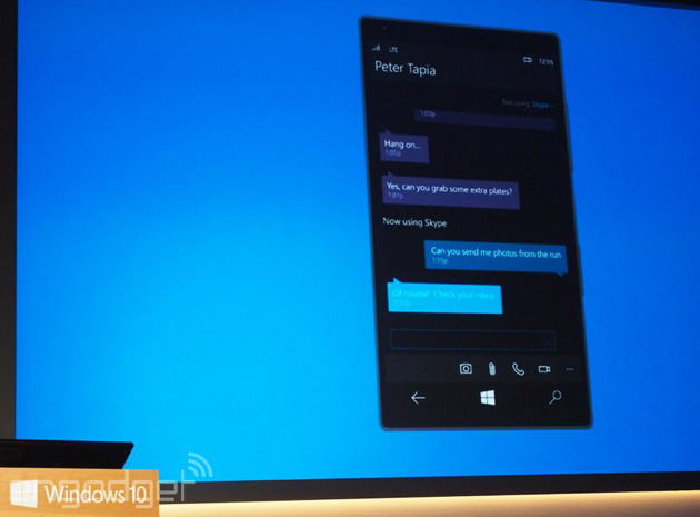 Windows 10 messaging