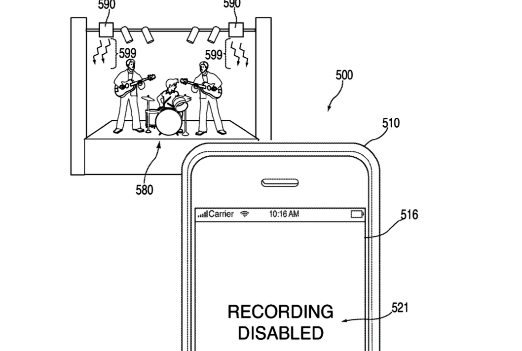 アップルが隠し撮り防止技術の特許を取得 会場に設置した赤外線発信器とiphone側のカメラを連携 場内配信にも応用可能 Engadget 日本版