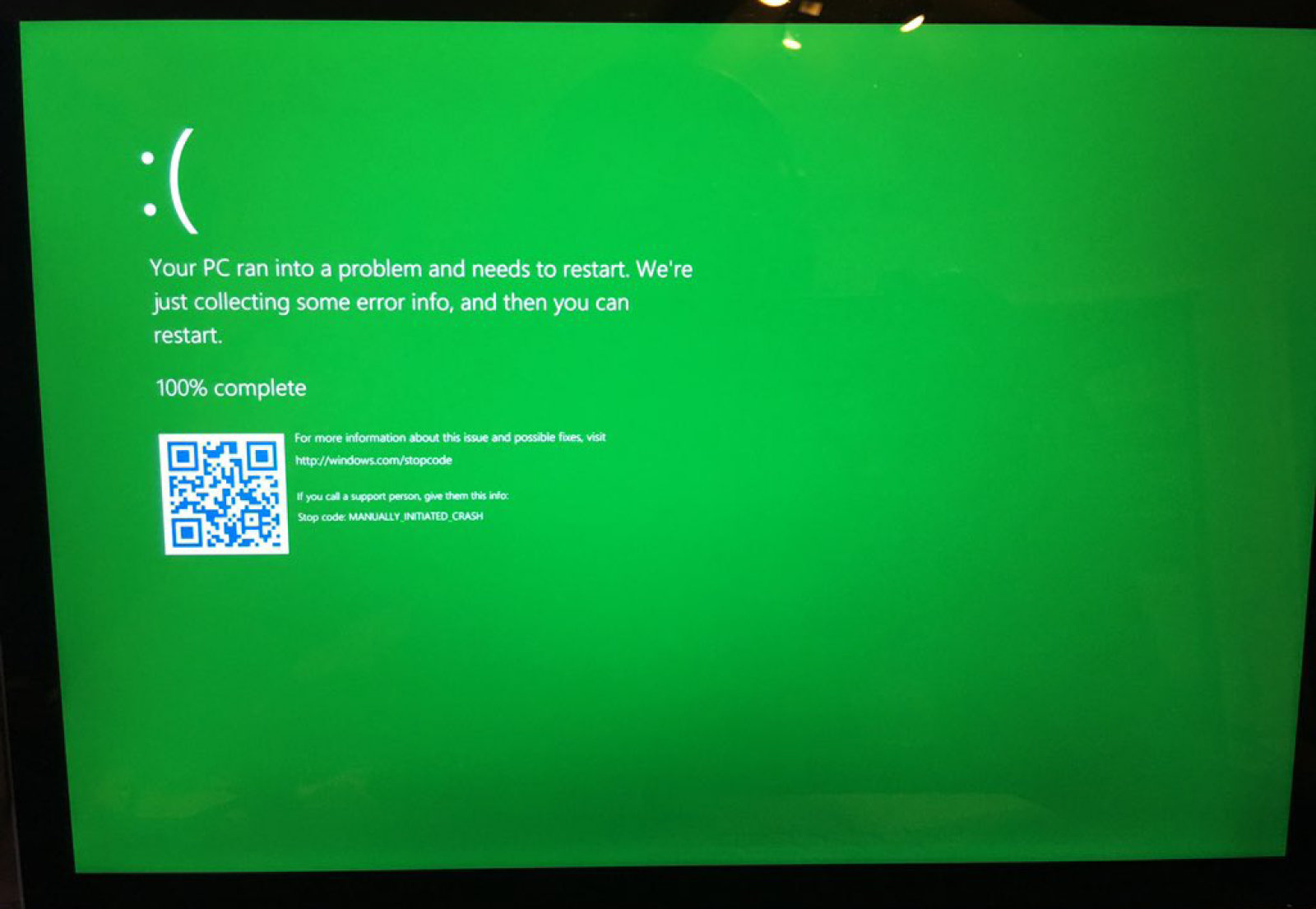 緑色のクラッシュ画面 Windows 10開発版 ビルド14997 に発見 Game Modeなる新機能の痕跡も Engadget 日本版