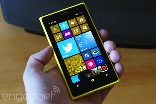 Nokia Lumia 1020 running Windows Phone 8.1