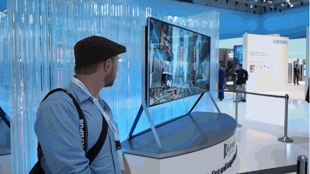 Samsung 105-inch Curved Bendable UHD TV