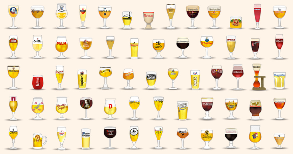 Unofficial Belgian Beer Emojis Use The Appropriate Glassware Engadget