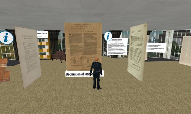 Library of Congress Exhibit Now Open In Second Life