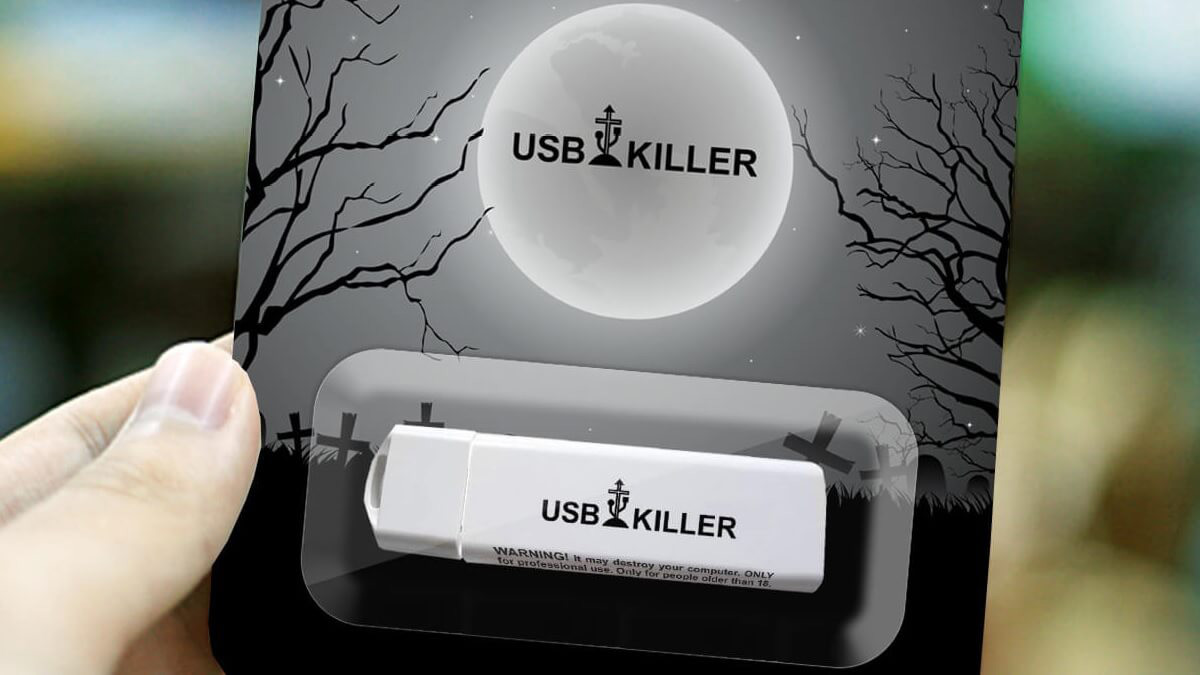 USB Killer in its package, where it can't hurt anything