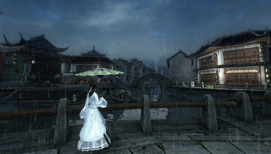 It's raining in Age of Wushu