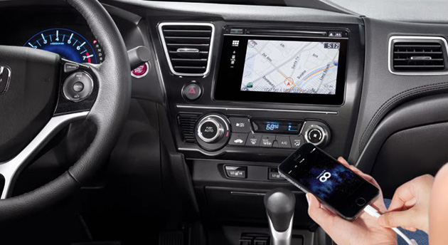 2014 Honda Civic's Display audio interface