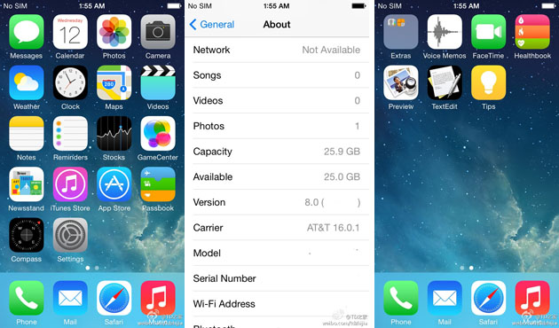 iOS 8 就長這樣？