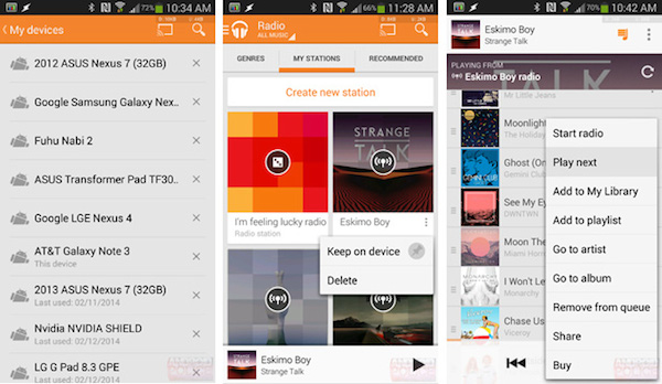 Google Play Music para Android ahora permite usar la radio sin conexión a internet