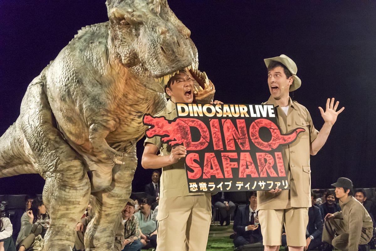 Gwの渋谷にティラノサウルス出現 恐竜ライブ ディノサファリ の公開リハーサルに潜入 Engadget 日本版