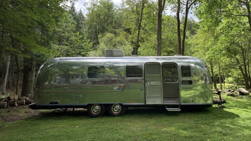 This 1973 Airstream International For Is A Sleek Tiny House Autoblog