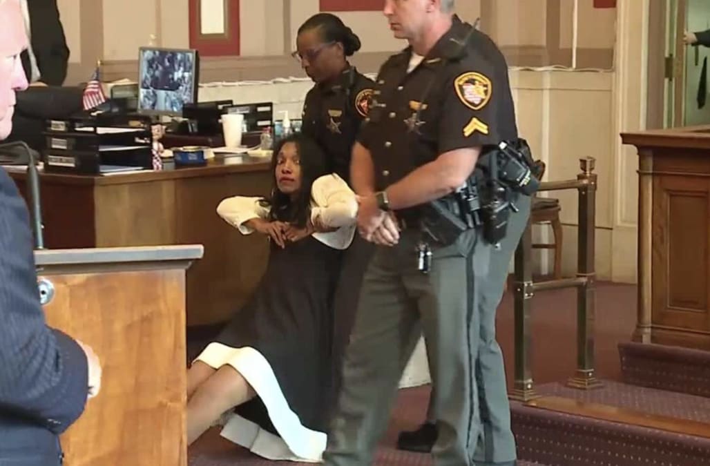 Shocking video shows former judge Tracie Hunter dragged from Ohio