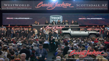 Barrett-Jackson rundown: 2024 GMC Hummer EV, Colin Powell's Corvette and more