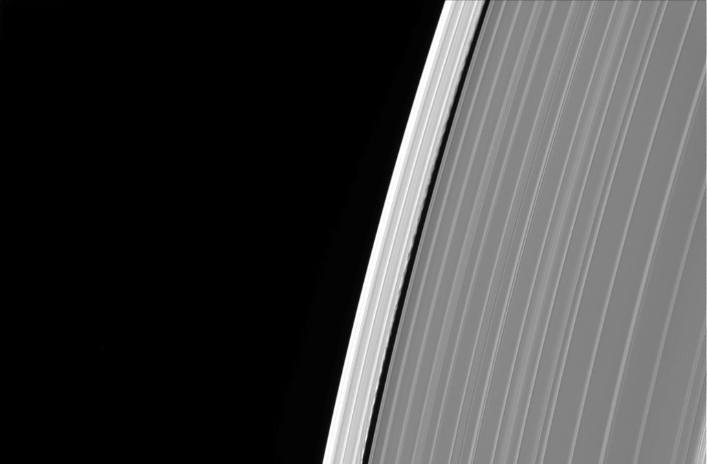 Image result for Cassini captured mysterious 'glitch' on Saturn's rings before death dive