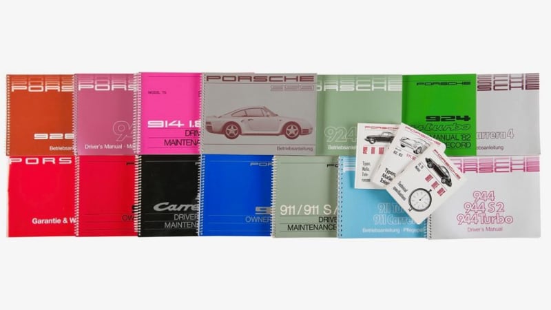 Porsche has made old user manuals available again | Autoblog