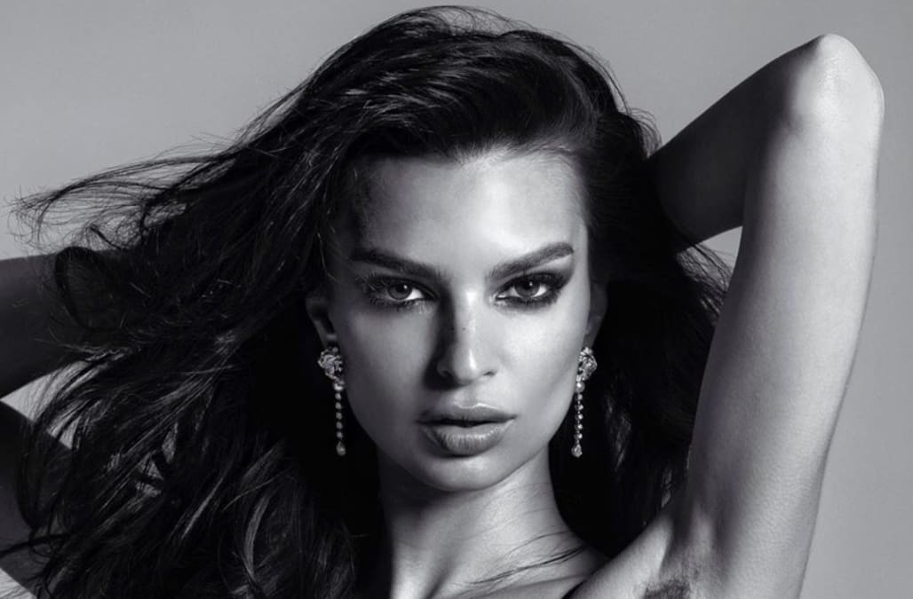 Emily Ratajkowski Shows Off Armpit Hair In New Photoshoot For Harpers Bazaar 