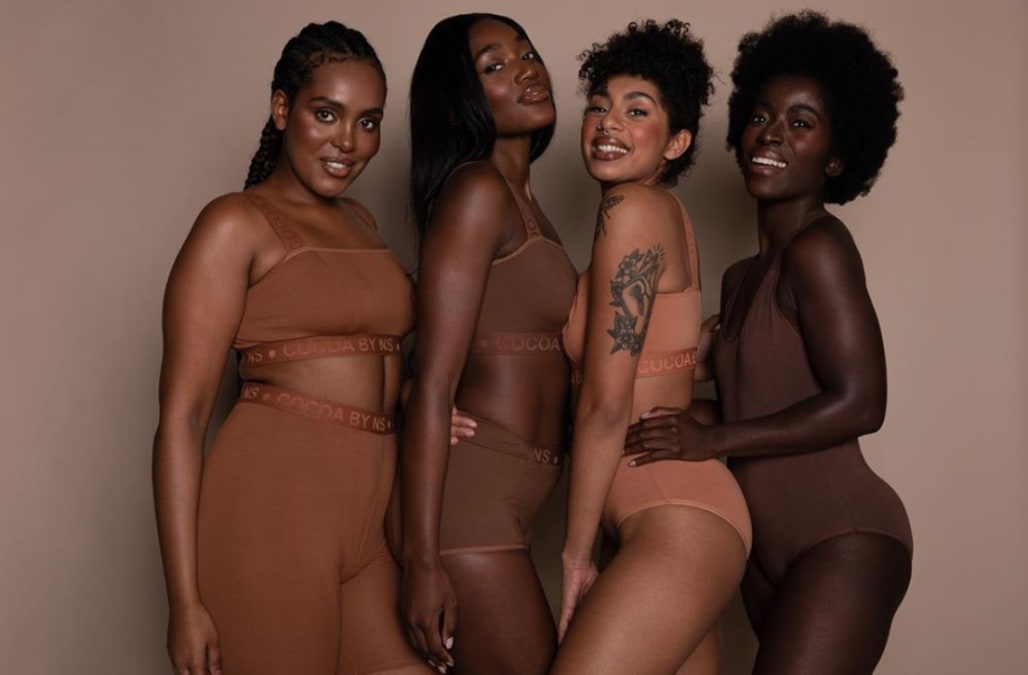 This lingerie line offers chic nude underwear for dark skin tones