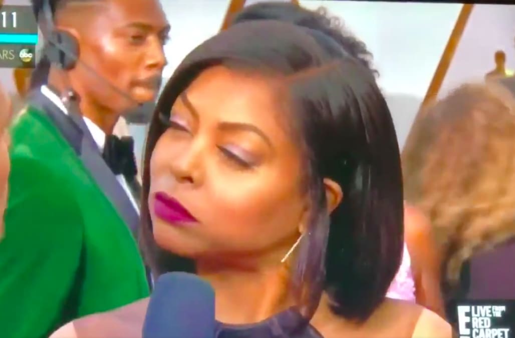 Did Taraji P. Henson just shade Ryan Seacrest on the 2018 Oscars red ...