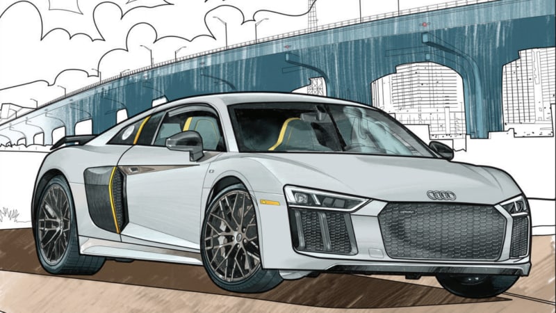 free coloring book from audi released to quell your