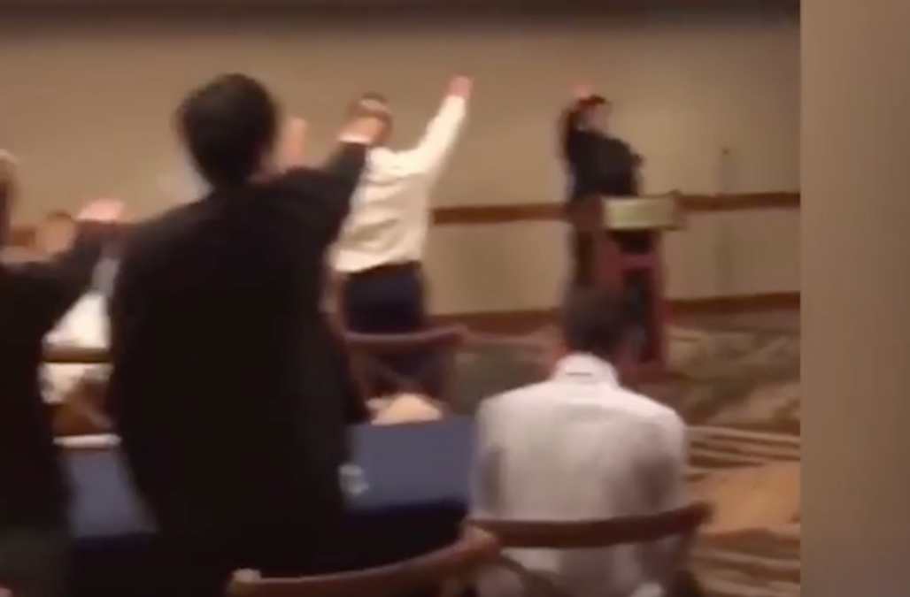 School condemns video of its students giving Nazi salute
