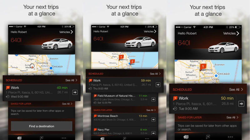 Bmw S Iphone App Tells You How To Be On Time Autoblog