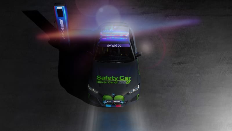 BMW preps i4 EV for safety car duty at MotoE World Cup