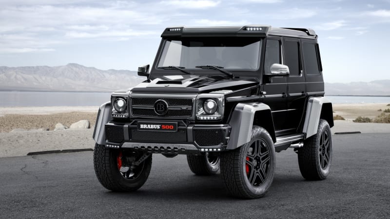 Brabus-tuned Mercedes G500 4x4 is an over-powered off-roader - Autoblog