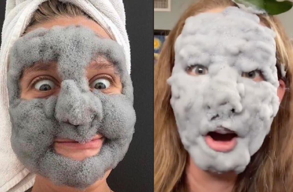 iconic, bubbly $10 face mask is all over TikTok
