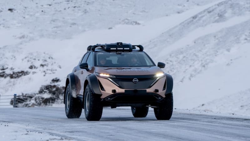 Nissan unveils modified Ariya for North Pole to South Pole expedition - Autoblog
