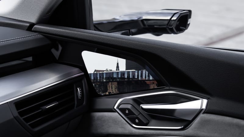 photo of New videos show how Audi E-Tron’s new virtual side mirrors work image