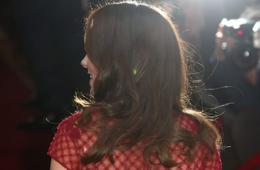 Duchess Kate Middleton Dazzles In Red Sheer Dress For Opening Night Of Musical 