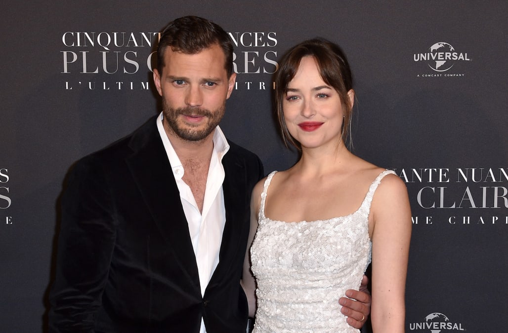 Dakota Johnson Reveals Thongs Were Superglued To Her Body While Filming Fifty Shades Freed 