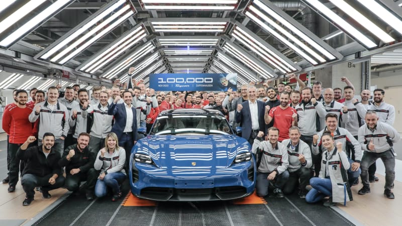 photo of Porsche Taycan celebrates mileage and production milestones image