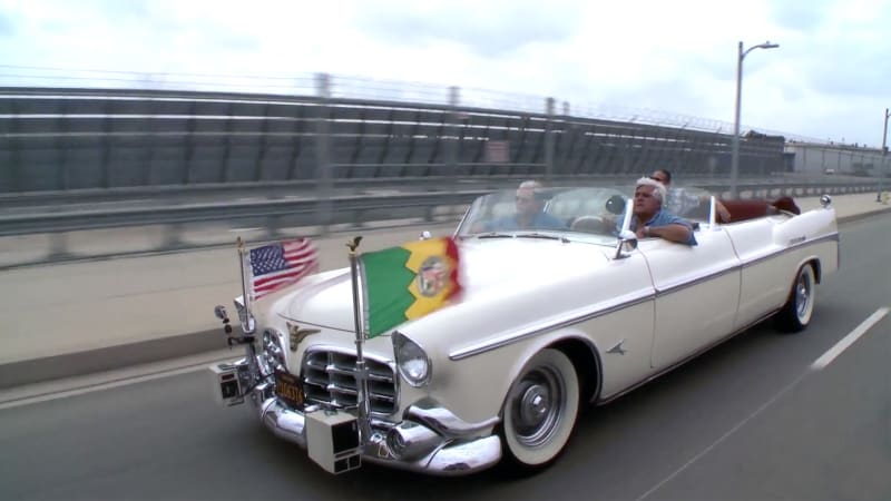 jay leno parades around in 52 chrysler imperial autoblog jay leno parades around in 52 chrysler