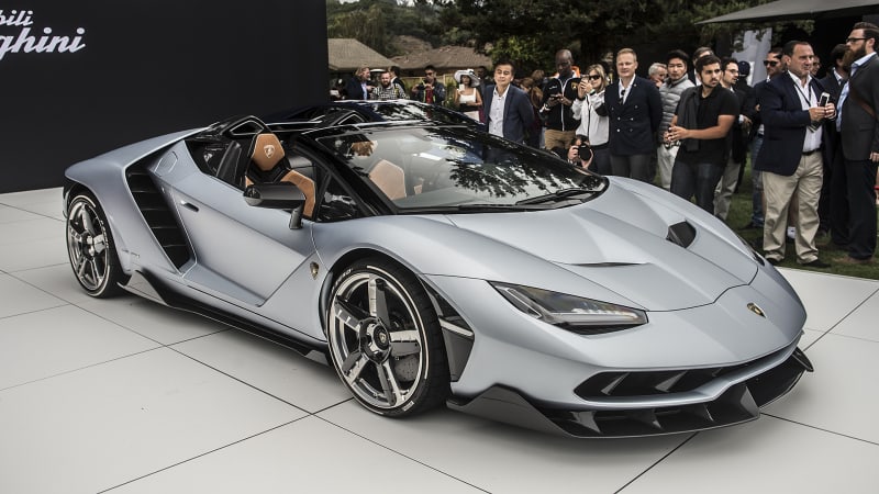 Lamborghini S Centenario Roadster Has Arrived And It S Already Sold Out Autoblog