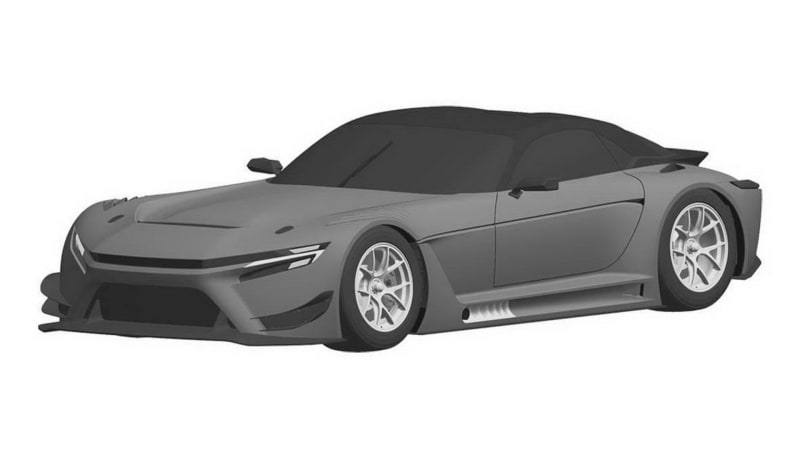 Toyota GR GT3 Concept shows up in European patent drawings