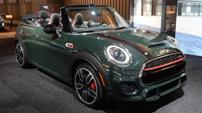 Mini John Cooper Works Convertible gets a belated show debut - Autoblog