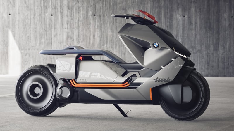 photo of BMW shows Motorrad Concept Link zero-emissions bike image