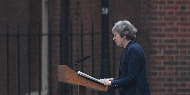 La primera ministra británica, Theresa May, este miércoles.