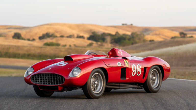 Shelby-driven 1955 Ferrari 410 Sport Spider is headed to auction