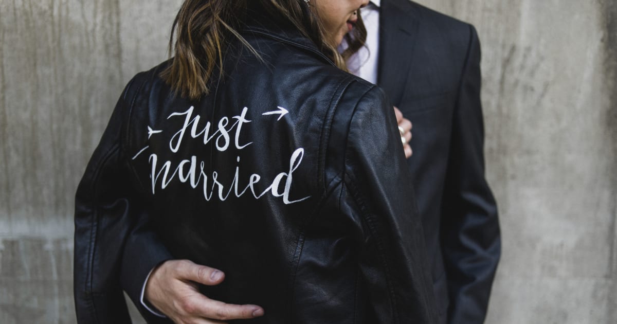 This 'Just Married' Jacket Has Created A Sisterhood Of Badass Brides