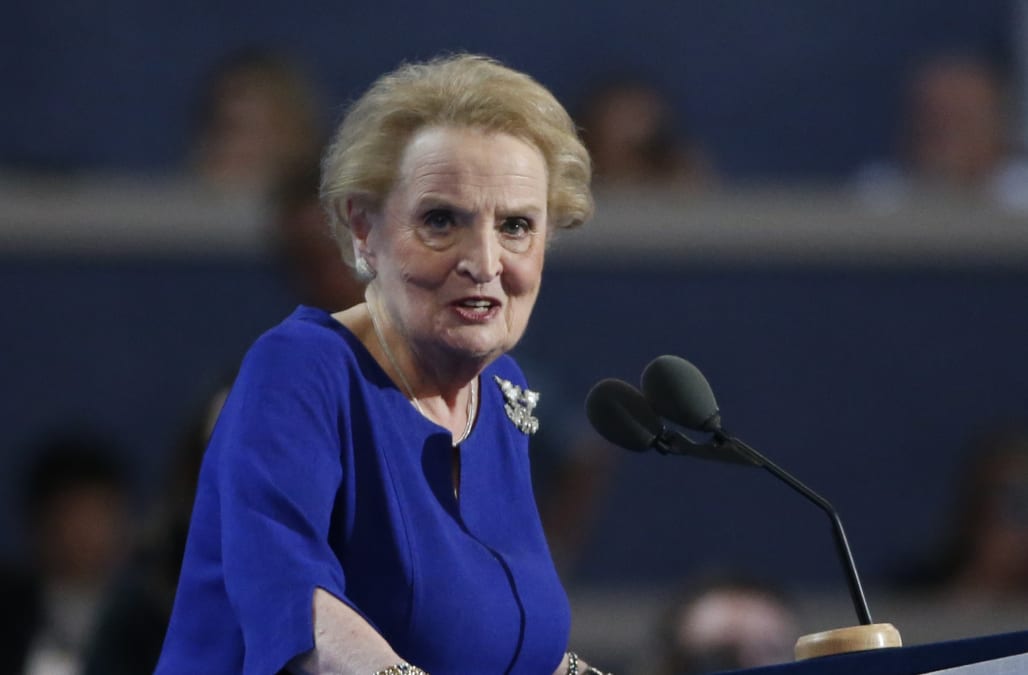 Madeleine Albright doesn't want Trump to tweet on his foreign trip - AOL