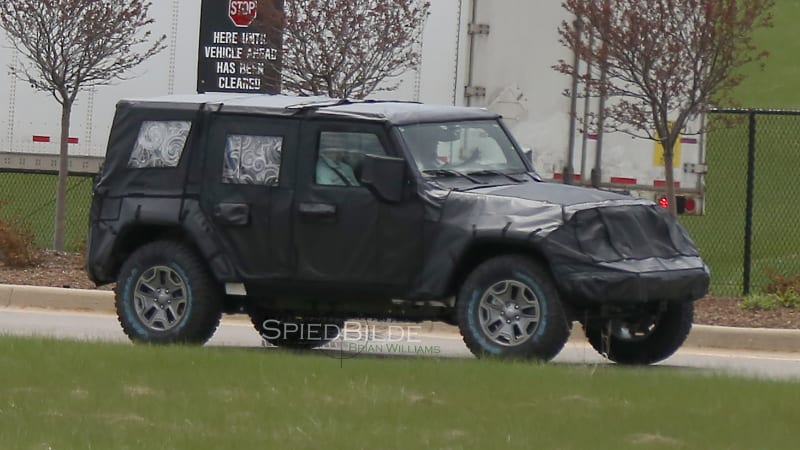 2018 Jeep Wrangler spied looking more aerodynamic - Autoblog