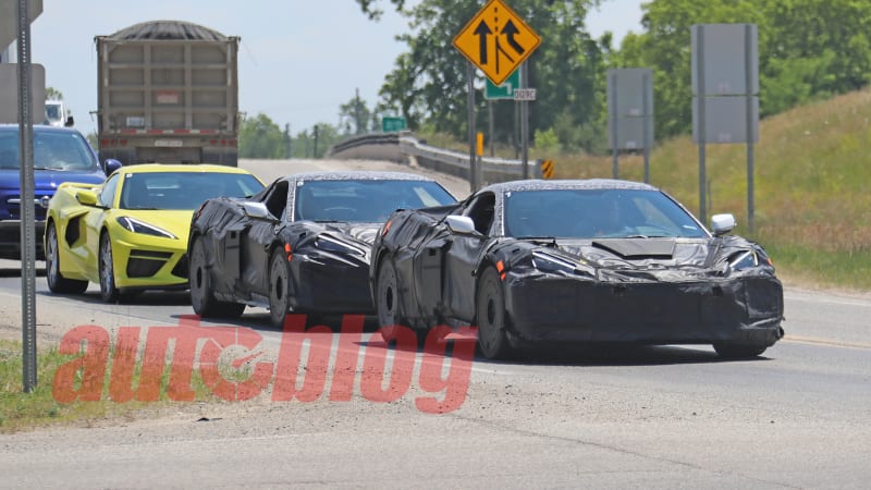 C8 Chevrolet Corvette Z06 seen and heard testing on public roads