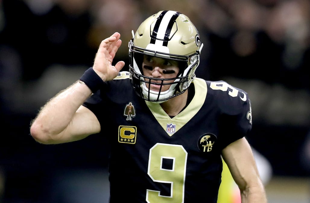 Drew Brees says his new helmet makes him look like a Martian, but 'it is  what it is'