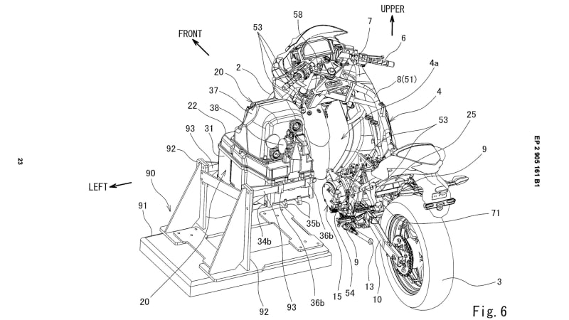 photo of Patents imagine Kawasaki Ninja with swappable batteries image