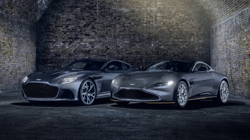 Aston Martin Vantage and DBS Superleggera 007 Editions are shaken and stirred