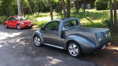 Volkswagen New Beetle pickup truck conversion is certainly unique