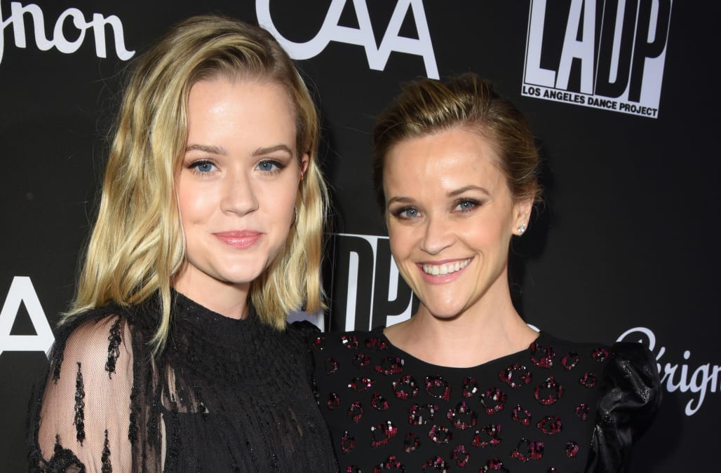 Reese Witherspoon And Daughter Ava Phillippe Are Totally Twinning In Matching Black Dresses